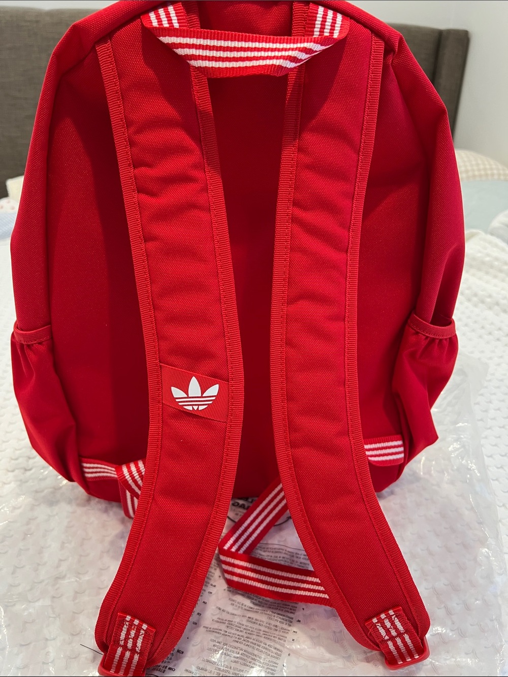 NWT Adidas unisex red and white backpack new still in bag!